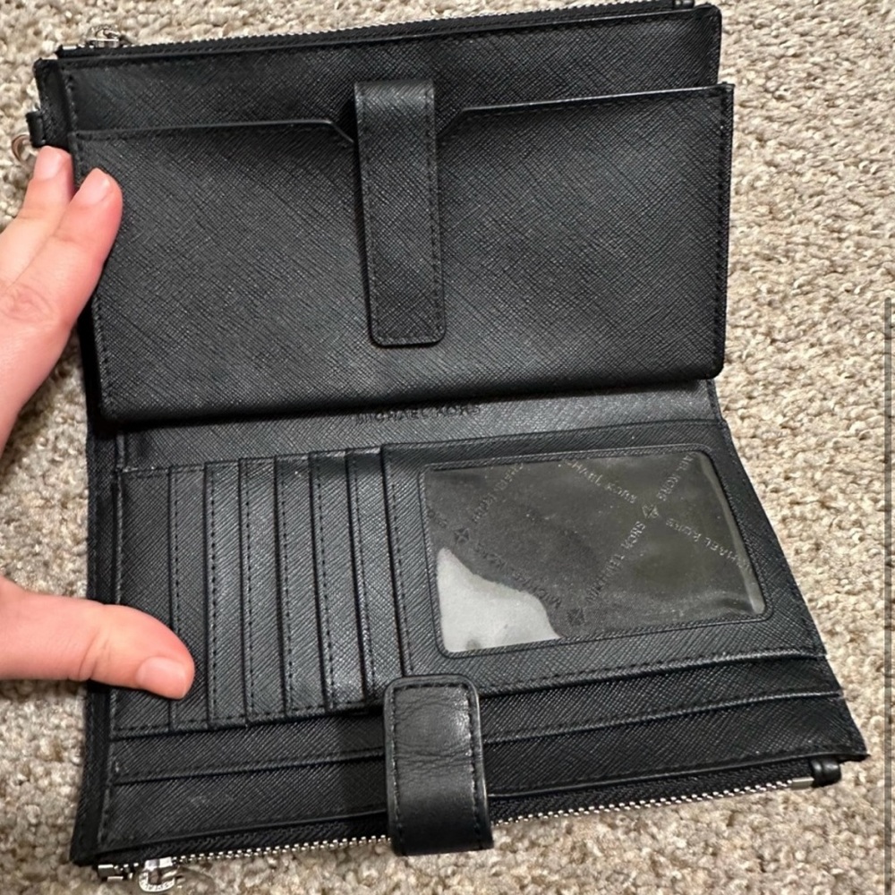 Michael Kors Black Quilted Wristlet - Picture 3 of 3